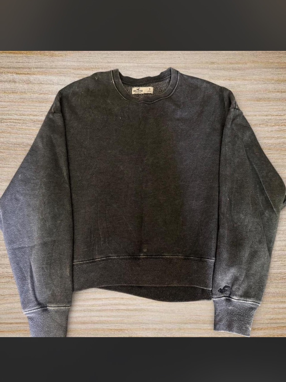 Hollister Charcoal Crewneck Sweatshirt